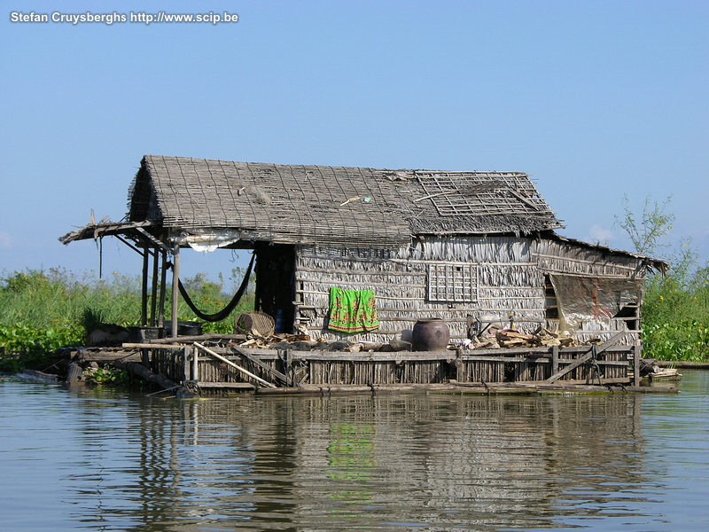 Kampong Chhnang - drijvend huis  Stefan Cruysberghs